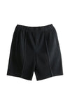 Homme Plissé Issey Miyake pleated shorts coloris Black