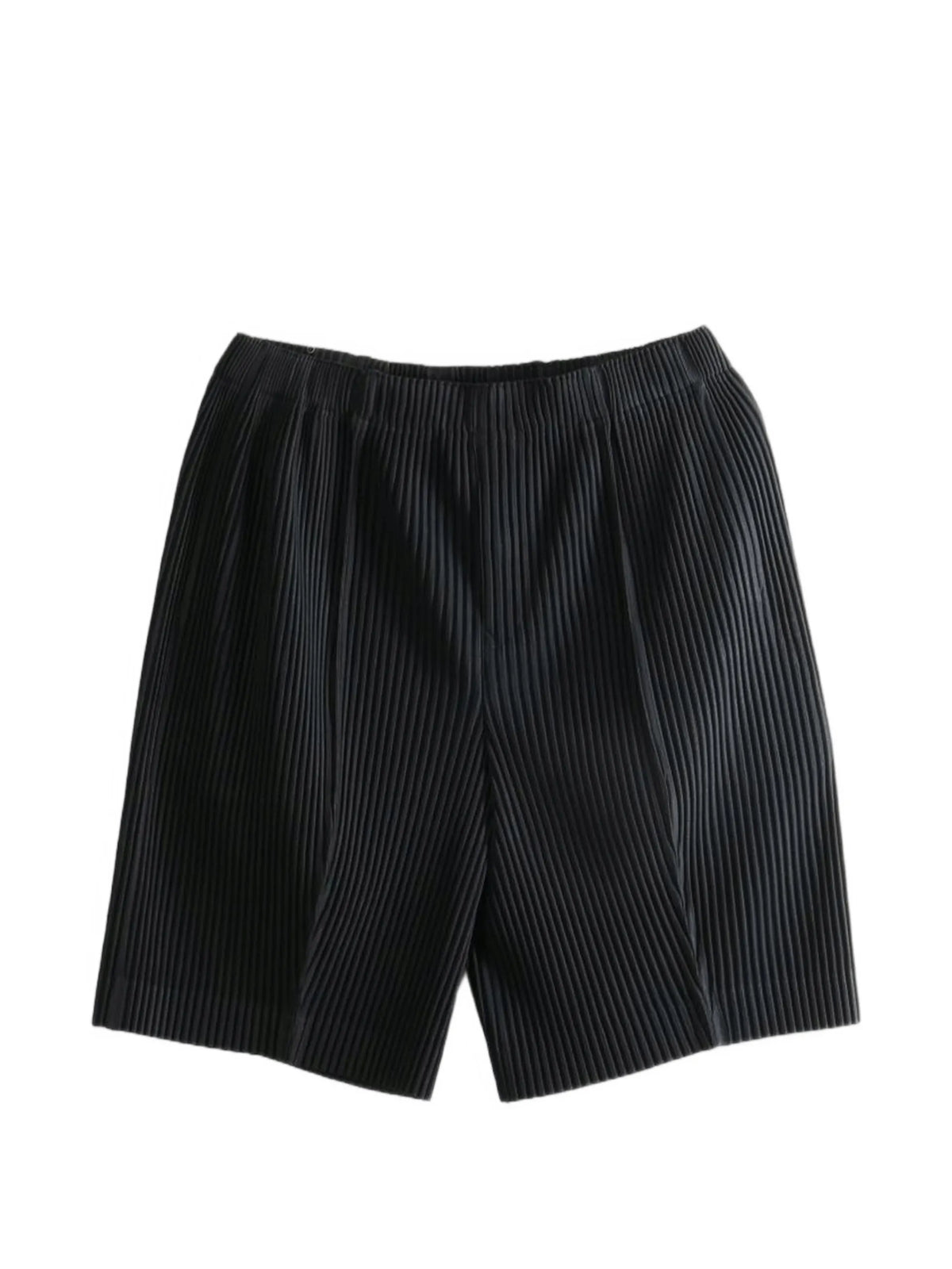 Homme Plissé Issey Miyake pleated shorts coloris Black