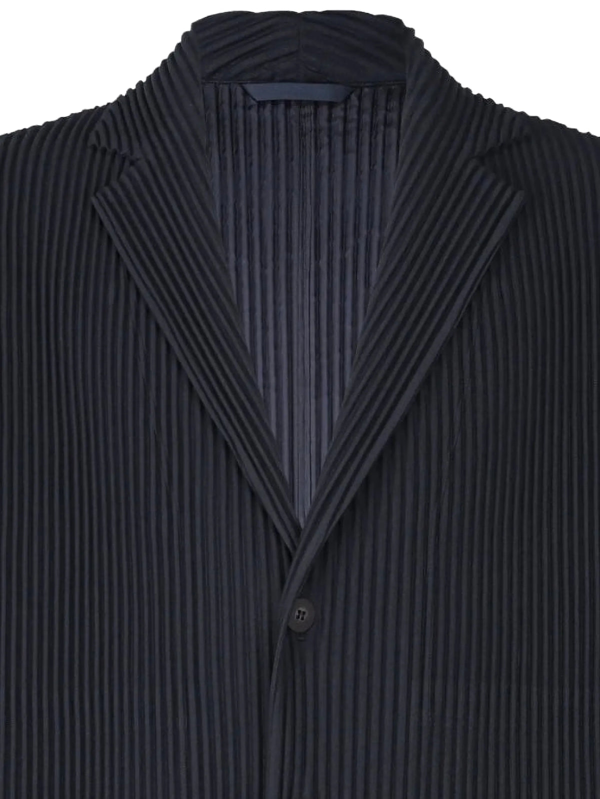 Homme Plissé Issey Miyake pleated single-breasted blazer coloris Blue - vue 2