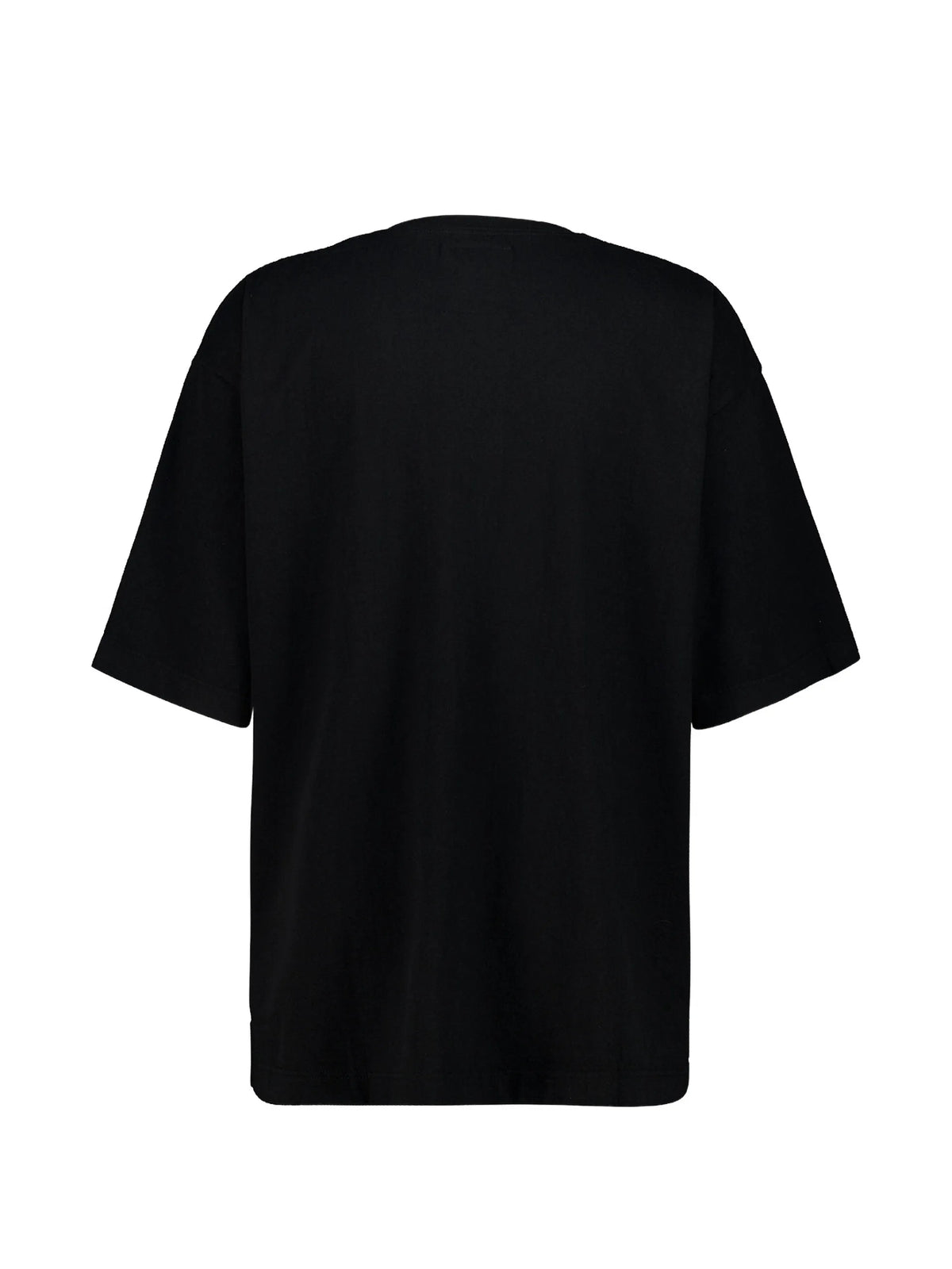 Maison MIHARA YASUHIRO Don't Tag Me. printed cotton T-shirt coloris Black - vue 2