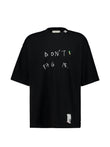 Maison MIHARA YASUHIRO Don't Tag Me. printed cotton T-shirt coloris Black