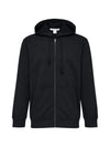 Comme Des Garçons Shirt train-print zip-up hoodie coloris Black