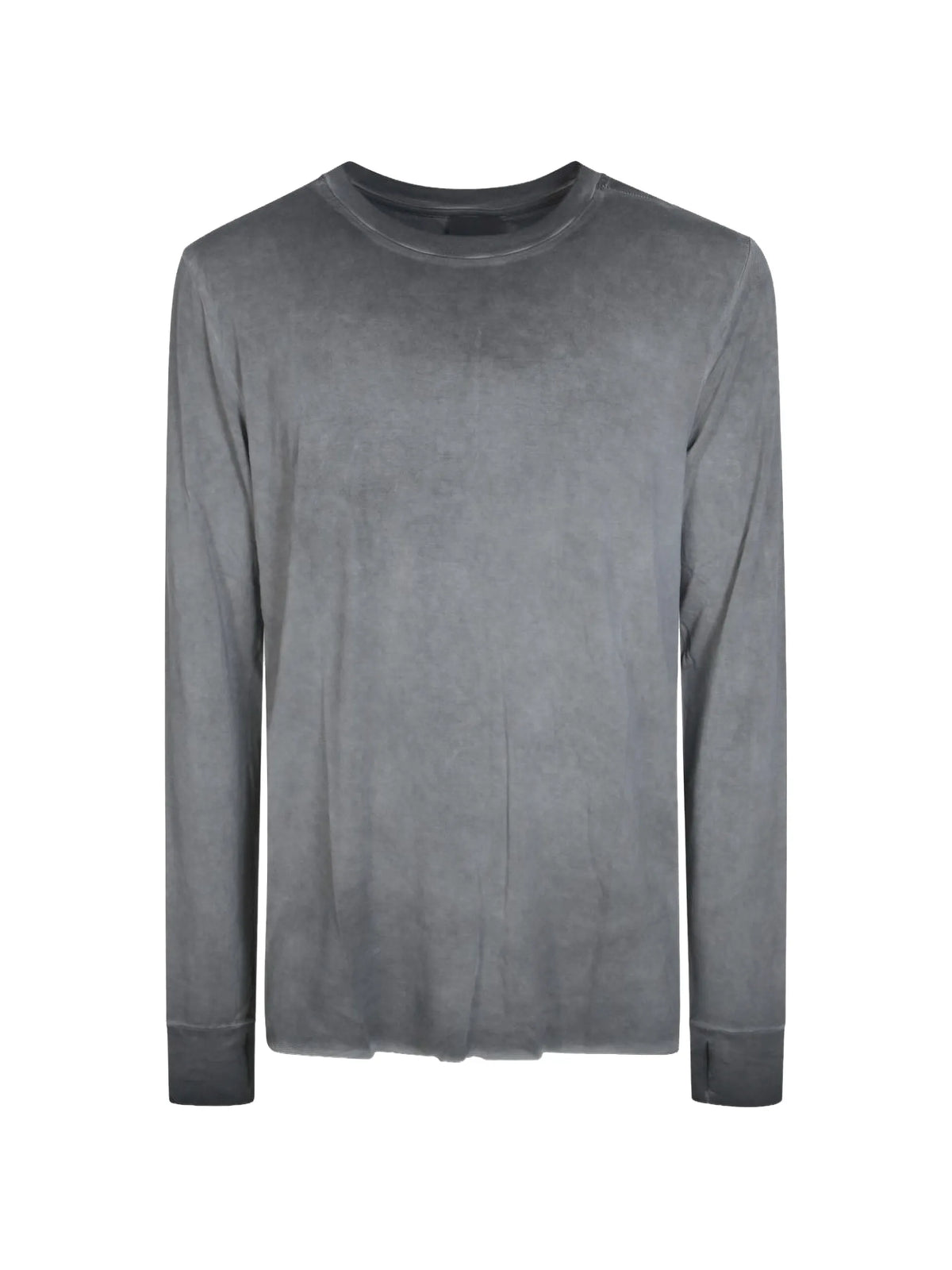 Thom Krom cold-dye long-sleeve T-shirt coloris Grey