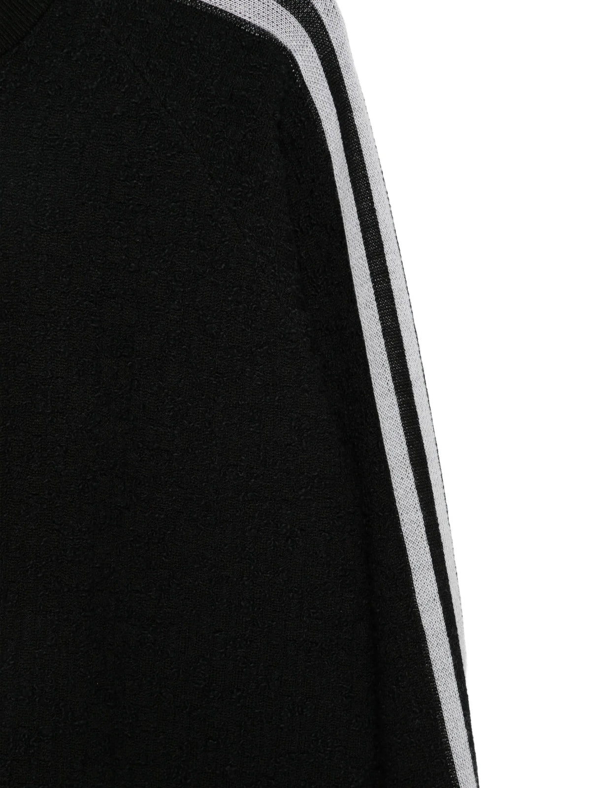 Y-3 fringed-detail side-stripe sweatshirt coloris Black - vue 3