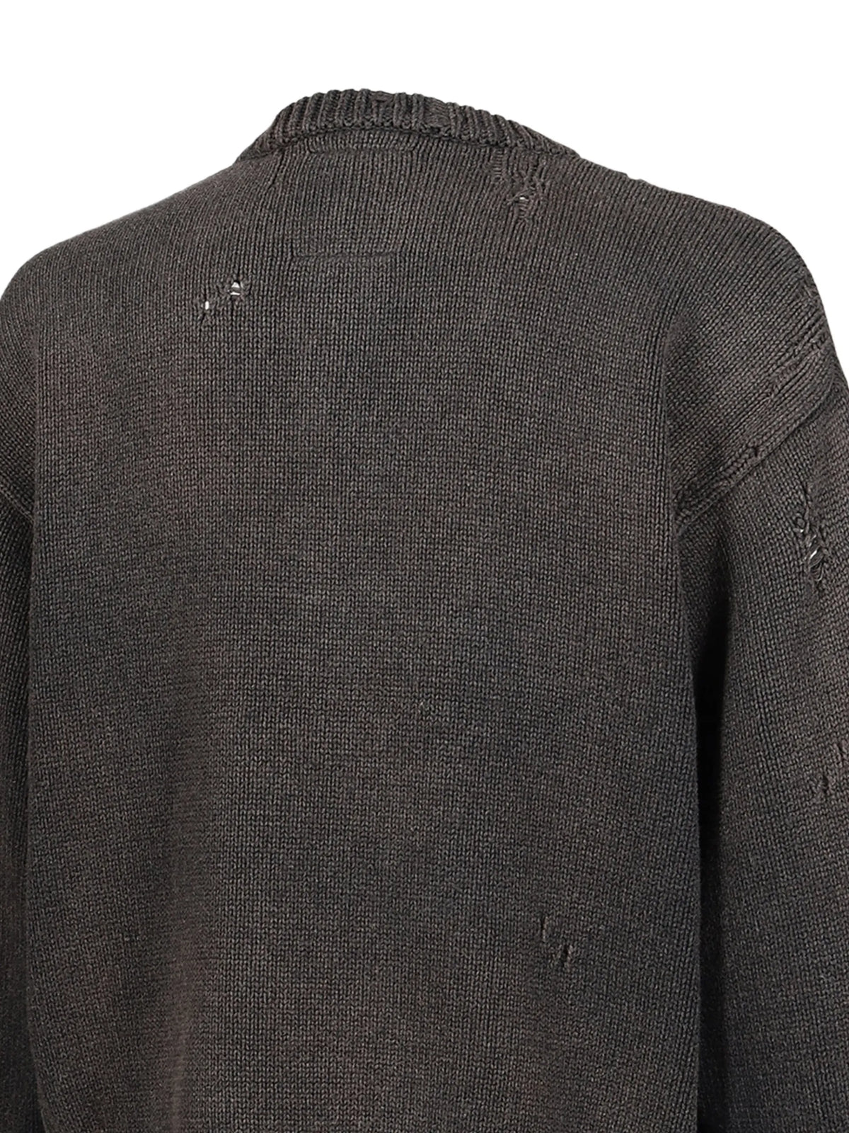 Maison MIHARA YASUHIRO grape jacquard knit sweater coloris Grey - vue 5