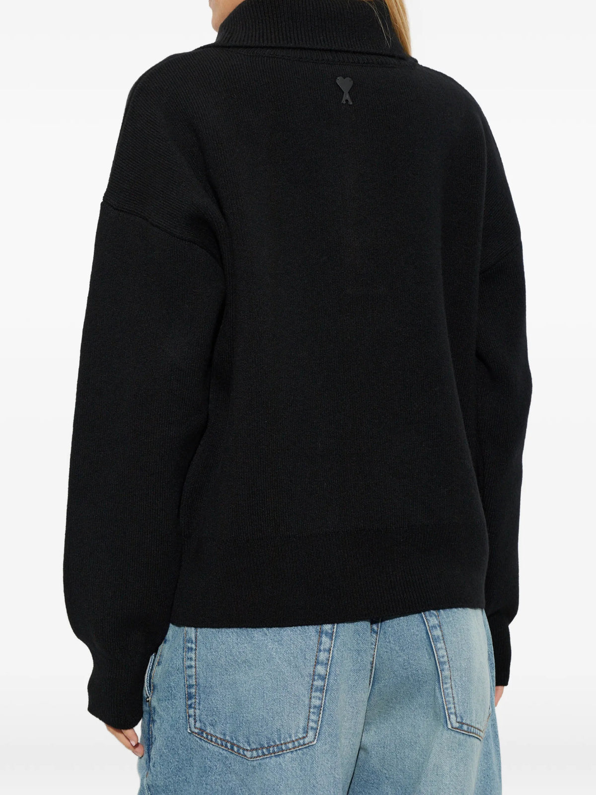 AMI Paris long-sleeves sweater coloris Black - vue 4