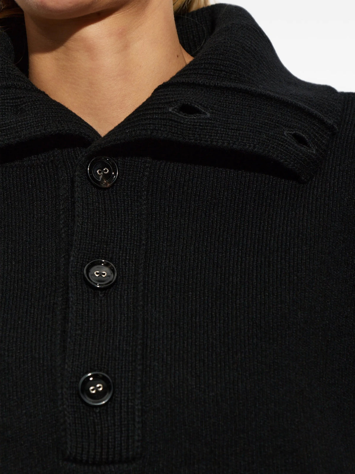AMI Paris long-sleeves sweater coloris Black - vue 5