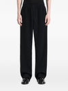 Homme Plissé Issey Miyake Slash pleated straight-leg trousers coloris Black