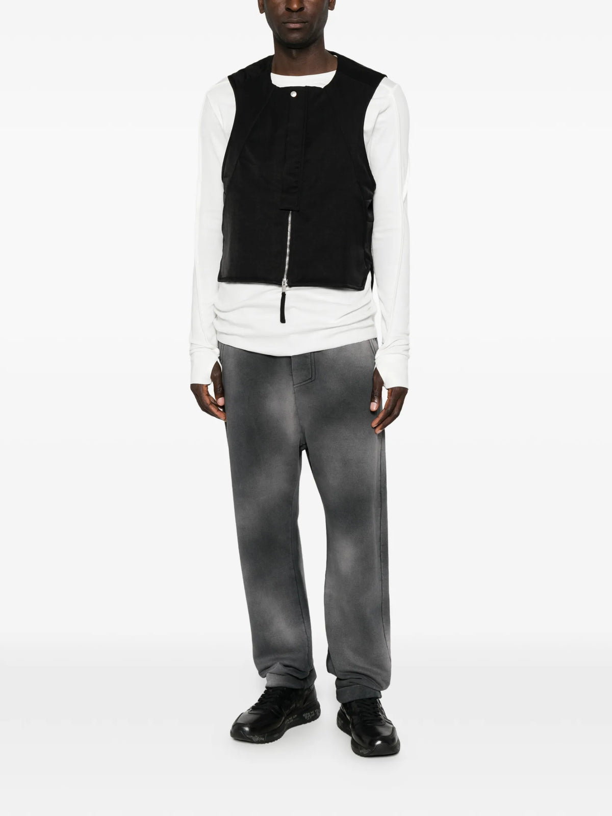 Thom Krom Stone-wash Drawstring Track Pants