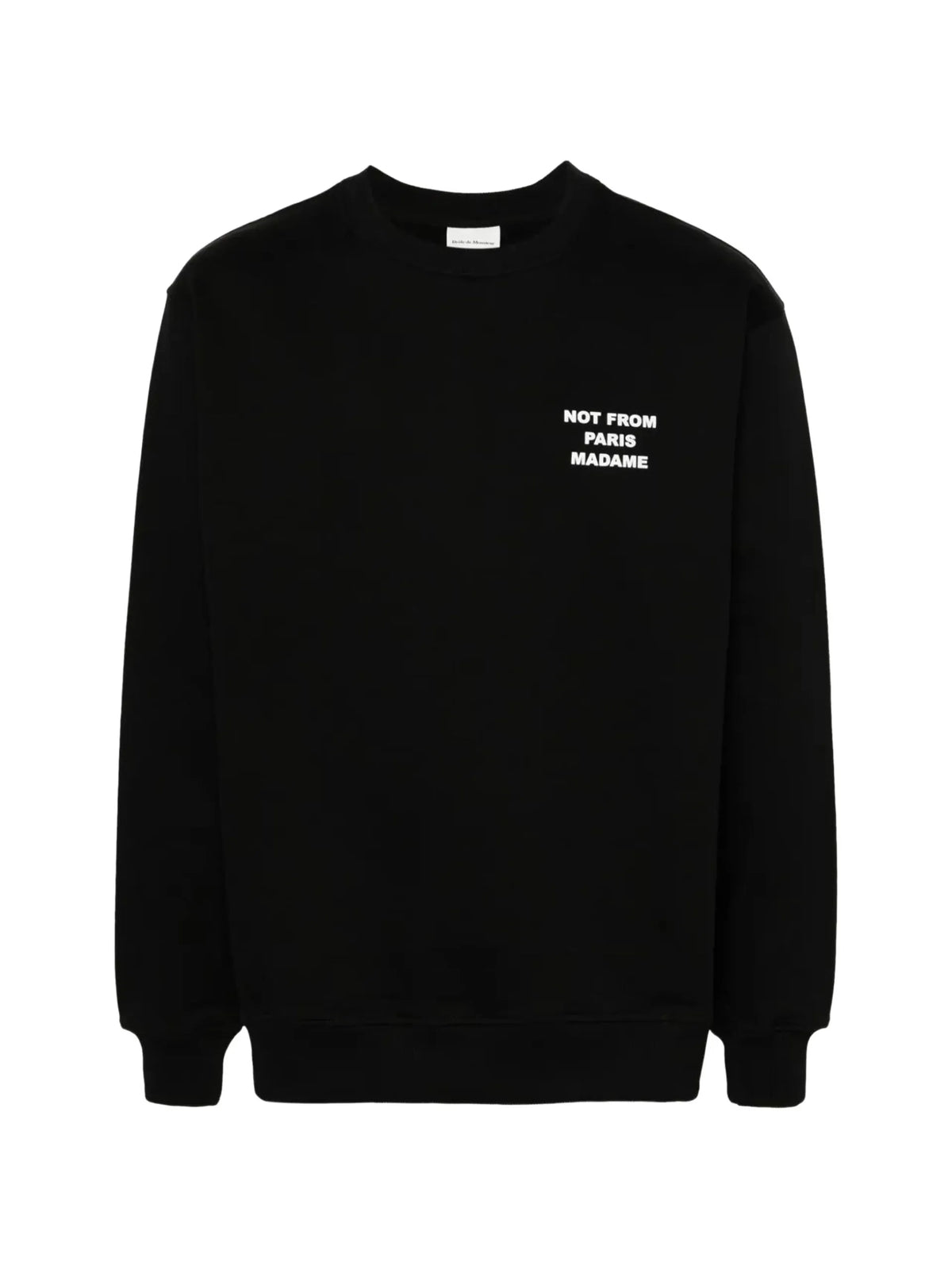 Drôle De Monsieur The slogan sweatshirt coloris Black