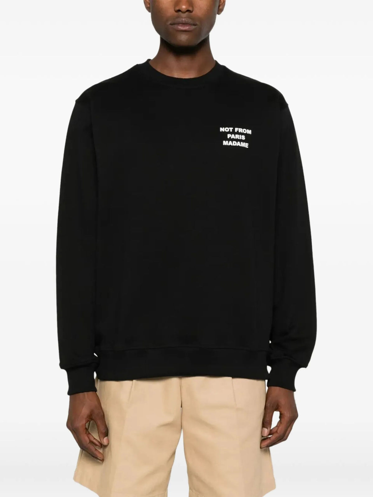 Drôle De Monsieur The slogan sweatshirt coloris Black - vue 3