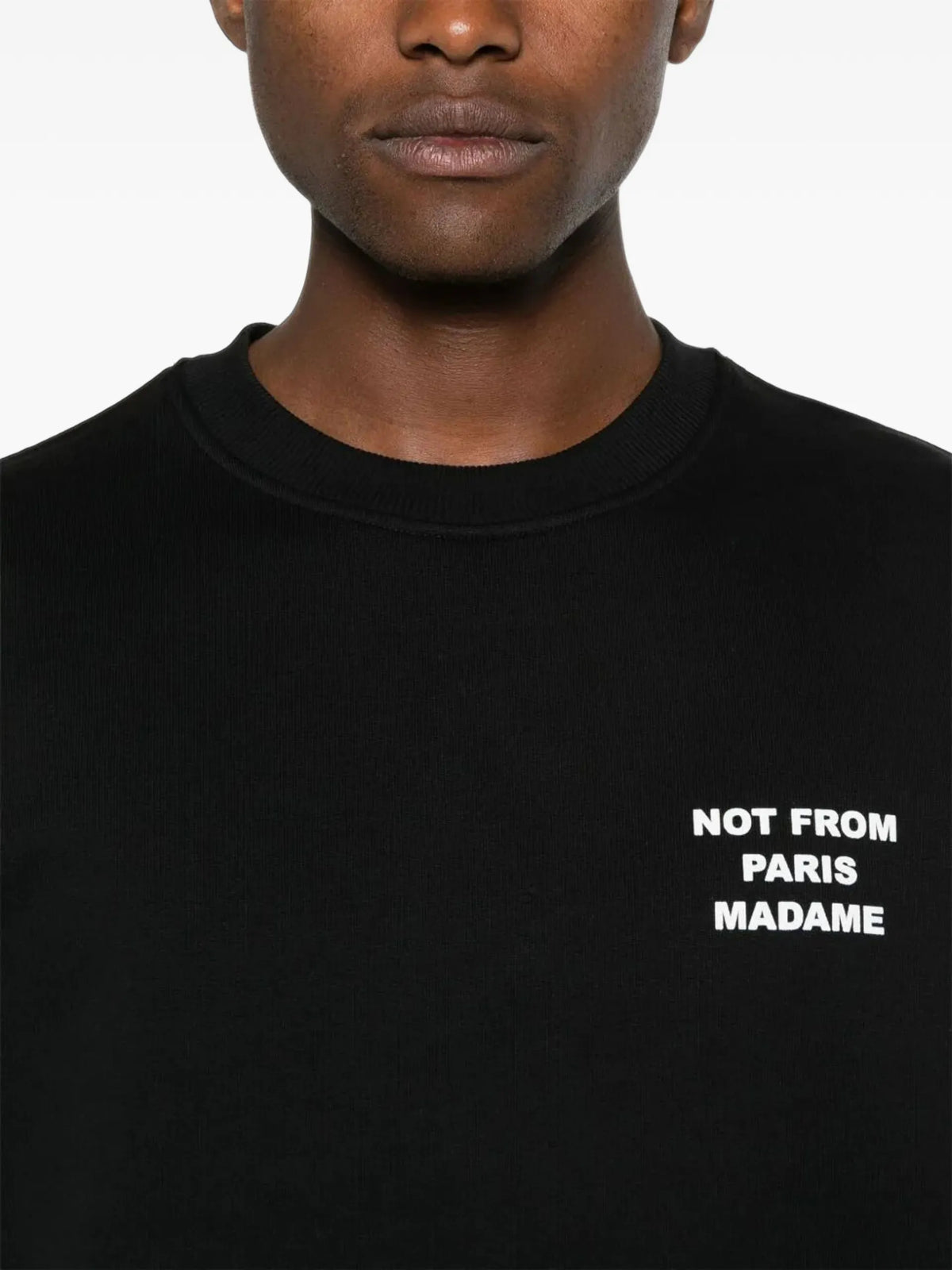 Drôle De Monsieur The slogan sweatshirt coloris Black - vue 5