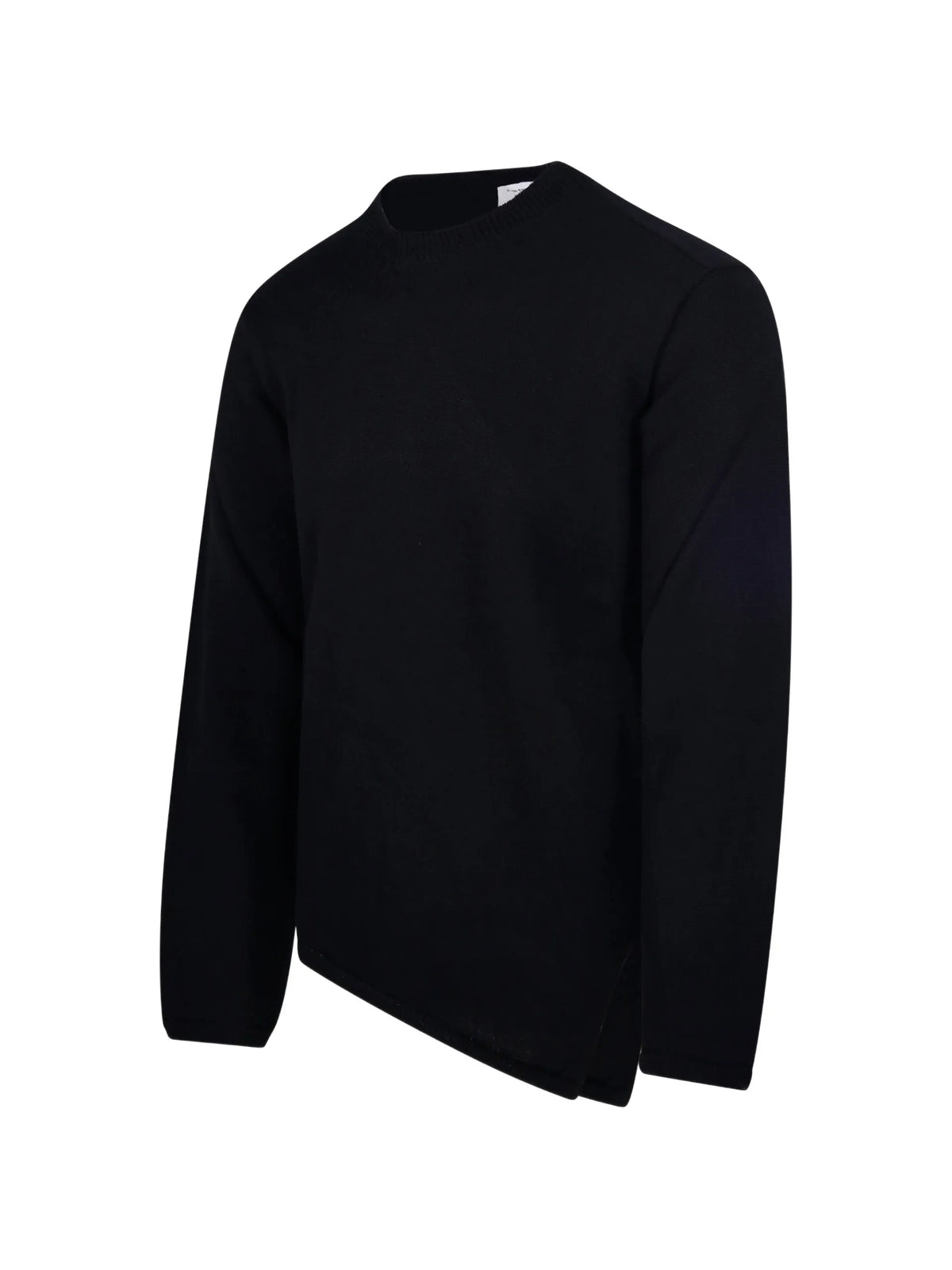 Comme Des Garçons Shirt asymmetric-hem sweater coloris Black - vue 3