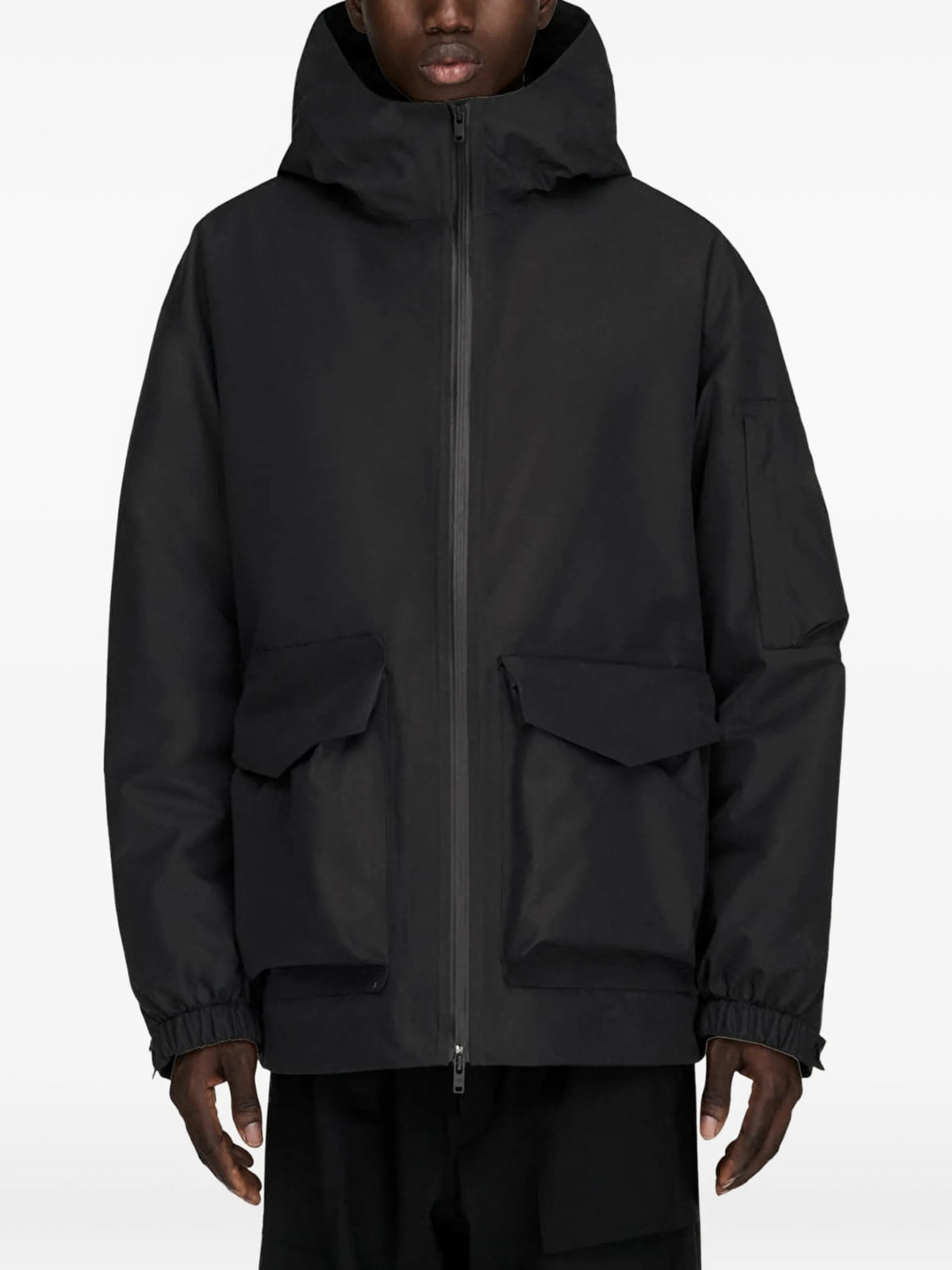 Y-3 GTX padded hooded jacket coloris Black