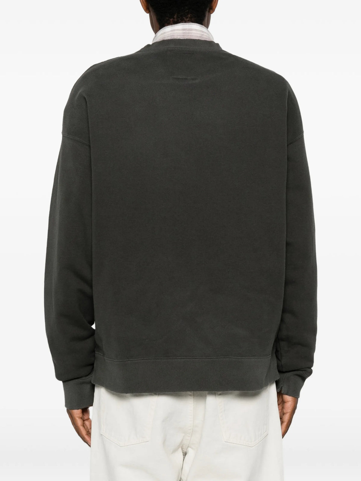 Maison MIHARA YASUHIRO logo-print embroidered sweatshirt coloris Black - vue 4