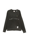 Maison MIHARA YASUHIRO logo-print embroidered sweatshirt coloris Black