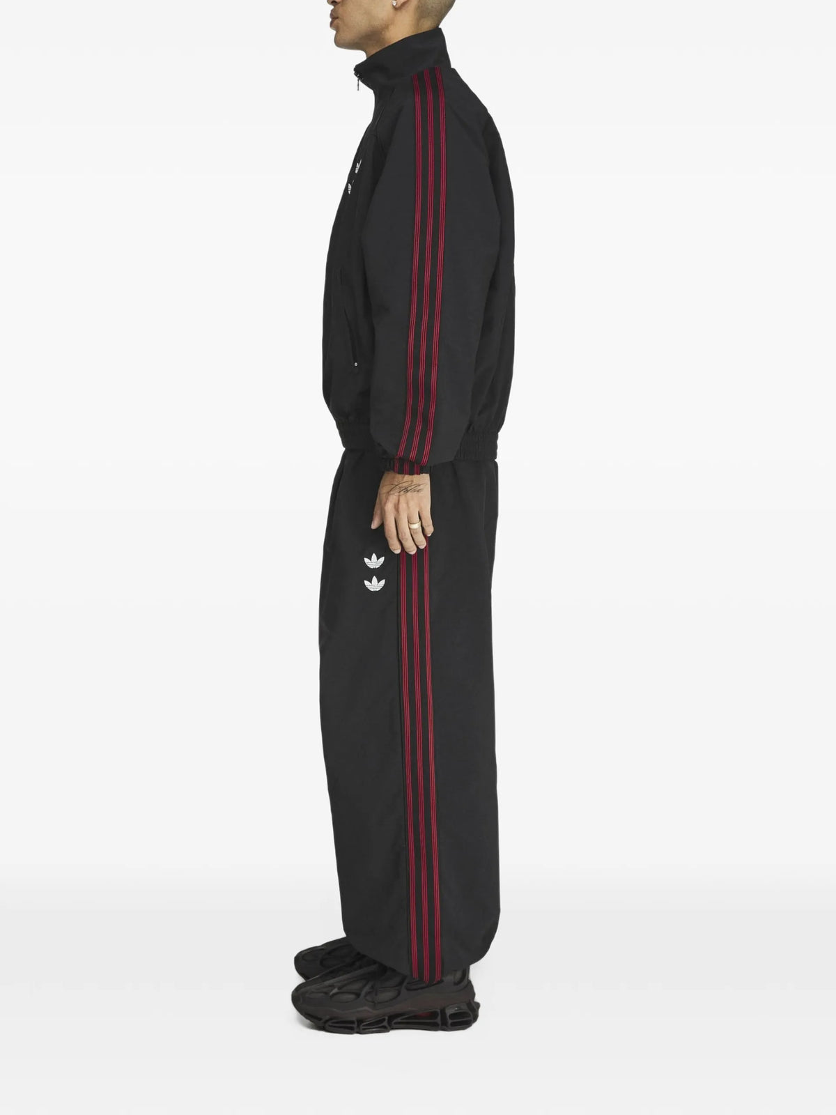 adidas x Willy Chavarria woven track jacket coloris Black - vue 3