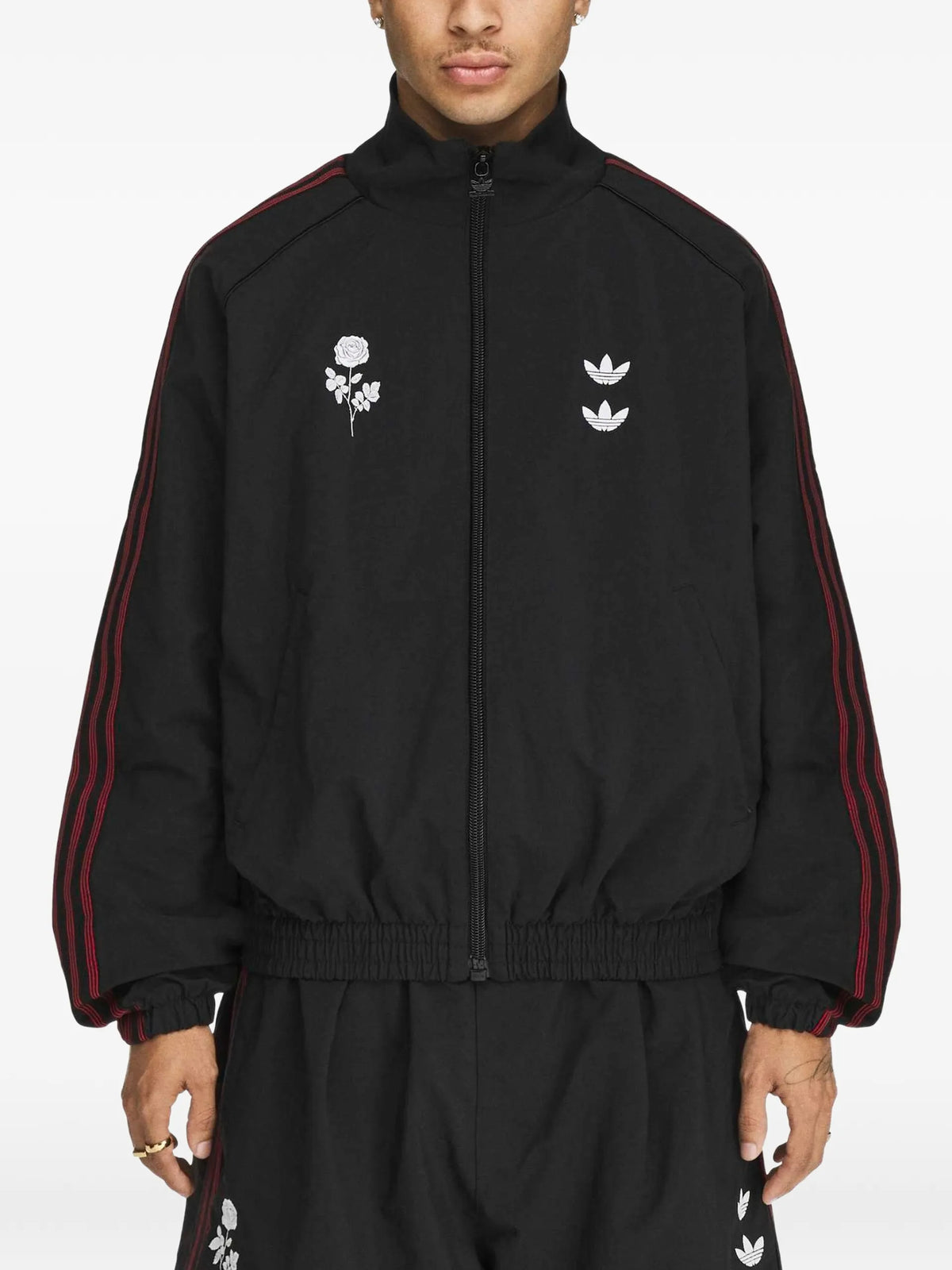 adidas x Willy Chavarria woven track jacket coloris Black - vue 5
