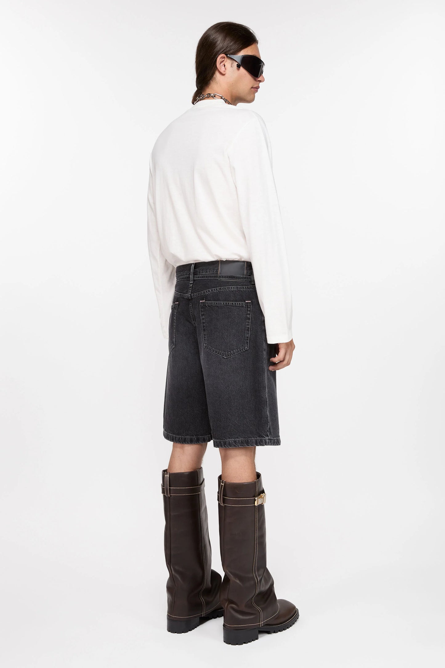 Acne Studios Loose Fit Denim Shorts