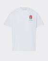 Embroidered Flower White T-Shirt